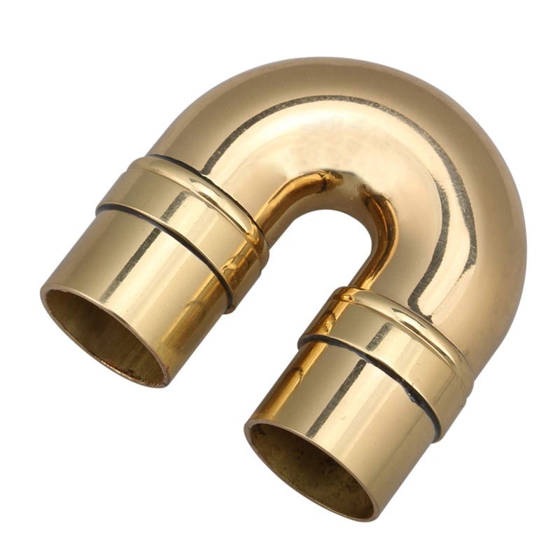 Mxfans Trumpet Parts - Copper Elbow & U Shape Tube DIY Spare Parts - Golden - Image 3